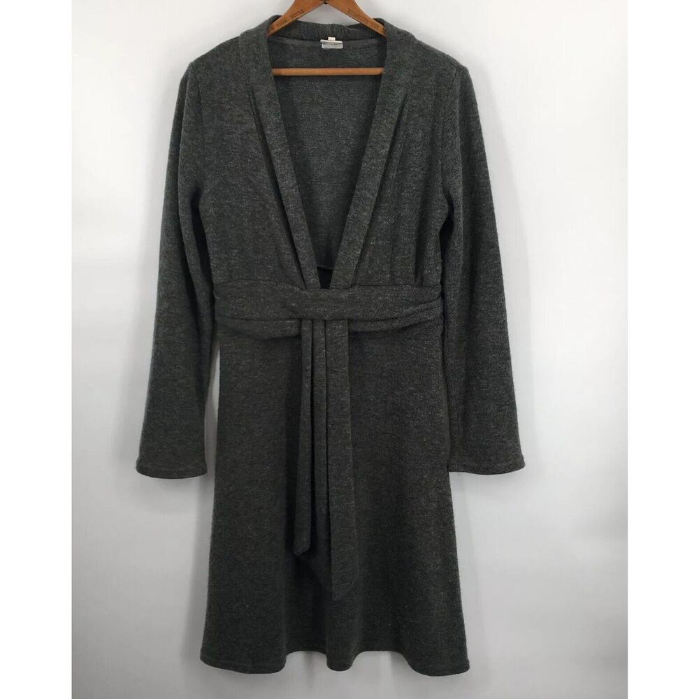 ART Ateliers Rare Toggery Gray Sweater Dress Lagenlook Women's Size Small